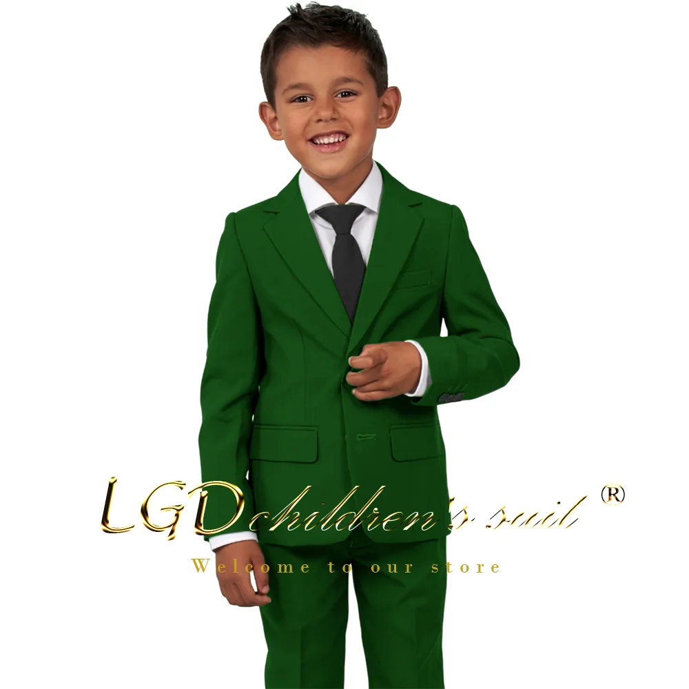 Royal Blue Boys Suit 2 Piece Set - Stylish Blazer and Trousers, Suitable for Formal Occasions Party Prom Customized Suit Set