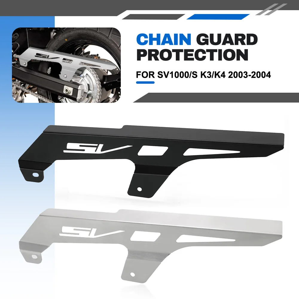 

For Suzuki SV1000/S K3/K4 2003-2004 Stainless Steel Chain Guide Guard Cover Protector Motorcycle Accessories SV 1000S SV1000S