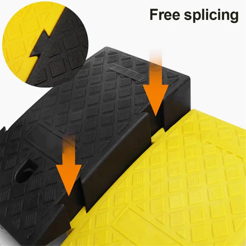 Anti-slip Car Wheel Driveway Ramps Portable Lightweight Tires Curb Ramps Heavy Duty Threshold Ramp Kit For Car Trailer Truck