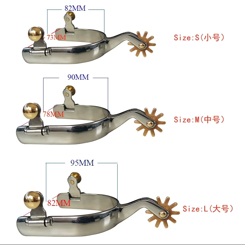 رأس رعاة البقر على الطراز الغربي مع تروس نحاسية وإبزيم غطاء من الفولاذ المقاوم للصدأ لا يصدأ. #3