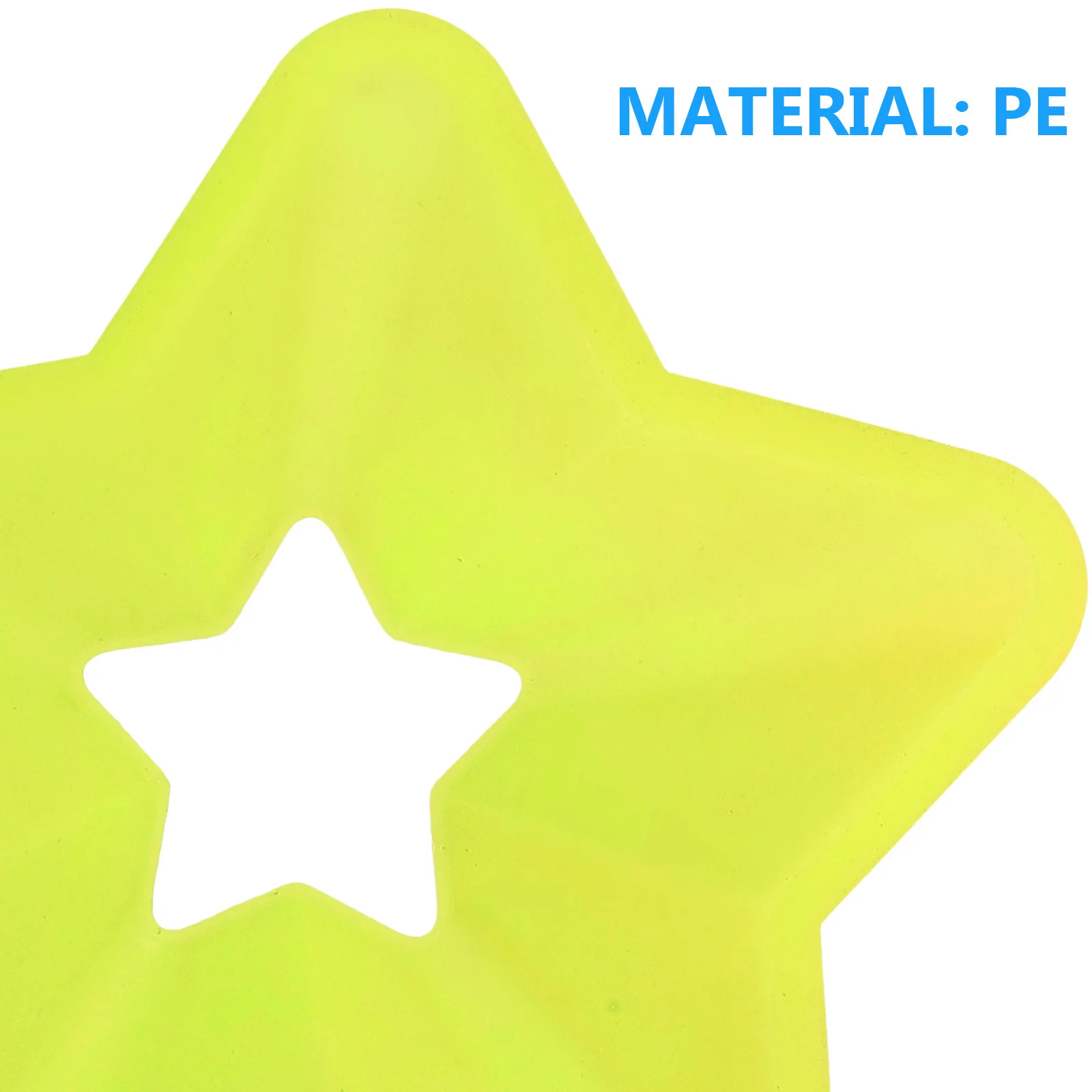 

4Pcs Football Training Markers Heavy Duty Wide Base Design Highly Visible Yellow Discs for Agility Training Soccer