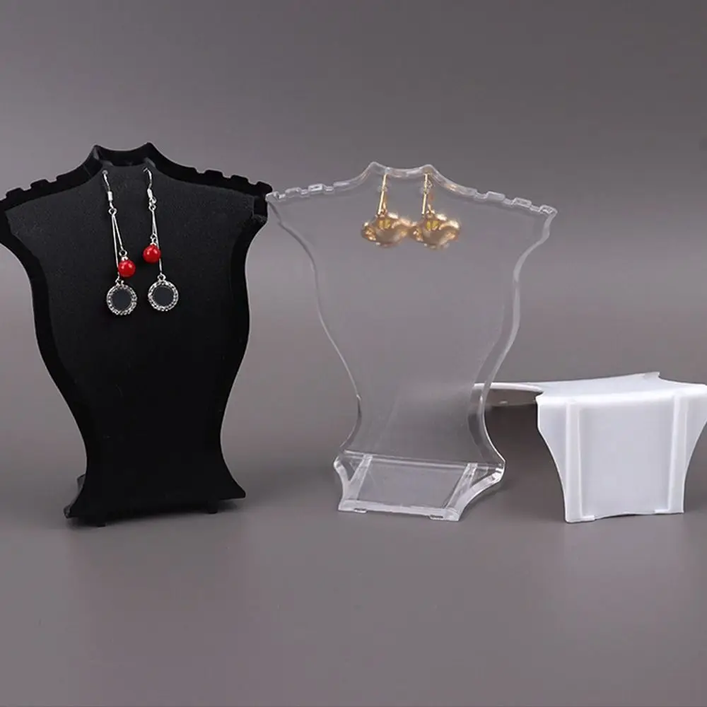 Acrylic Jewelry Holder Storage Rack Showing Stand Mannequin Pendant Model