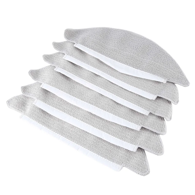 A005-6Pcs chiffons de vadrouille pour Xiaomi Viomi V5/V5 Pro lingettes chiffons accessoires aspirateur accessoires de remplacement pièces