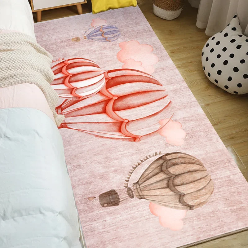 Cartoon Cute Balloon Carpets for Living Room Bedroom Bedside Sofa Soft Play Area Rug Teenager Room Decoration Non-slip Floor Mat