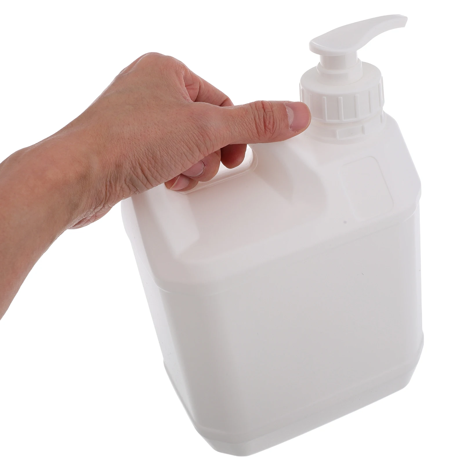 

Shampoo Filling Bucket Large Capacity Liquid Storage Container Empty Plastic Jugs Water Dispenser Soap Pump Versatile Use