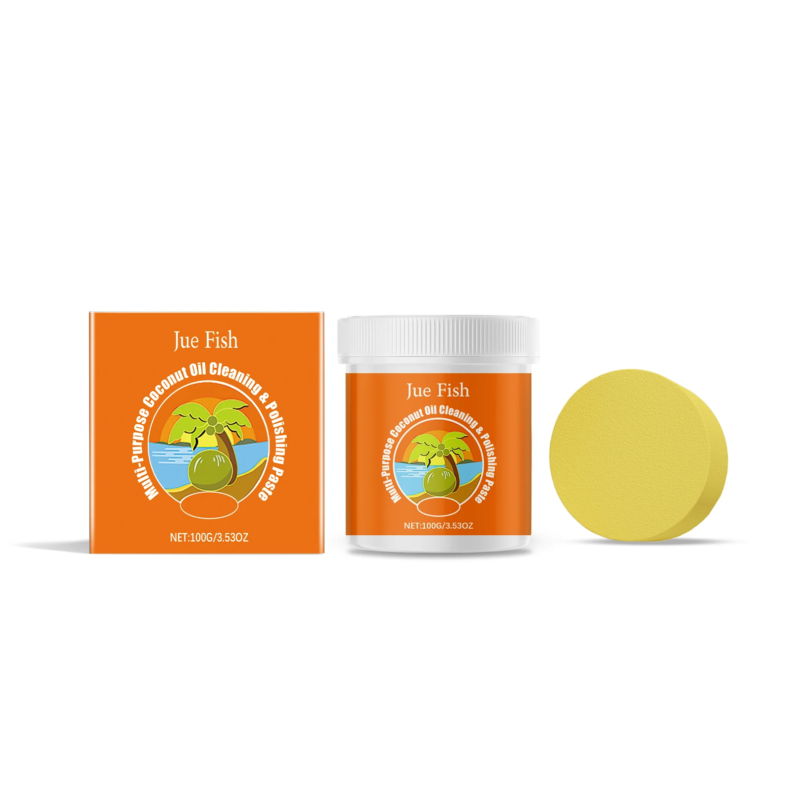 Multi-surface Cleaning Paste for Household Use, Helps Lift Grease & Marks, Surface Polishing for Versatile Home Maintenance