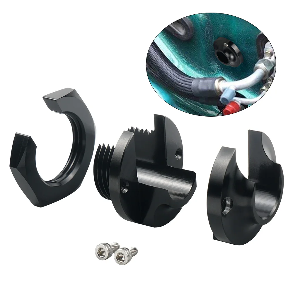 

BEVINSEE Firewall Grommet Aluminum Alloy for Honda Civic for Acura Integra EG EK EF DC2