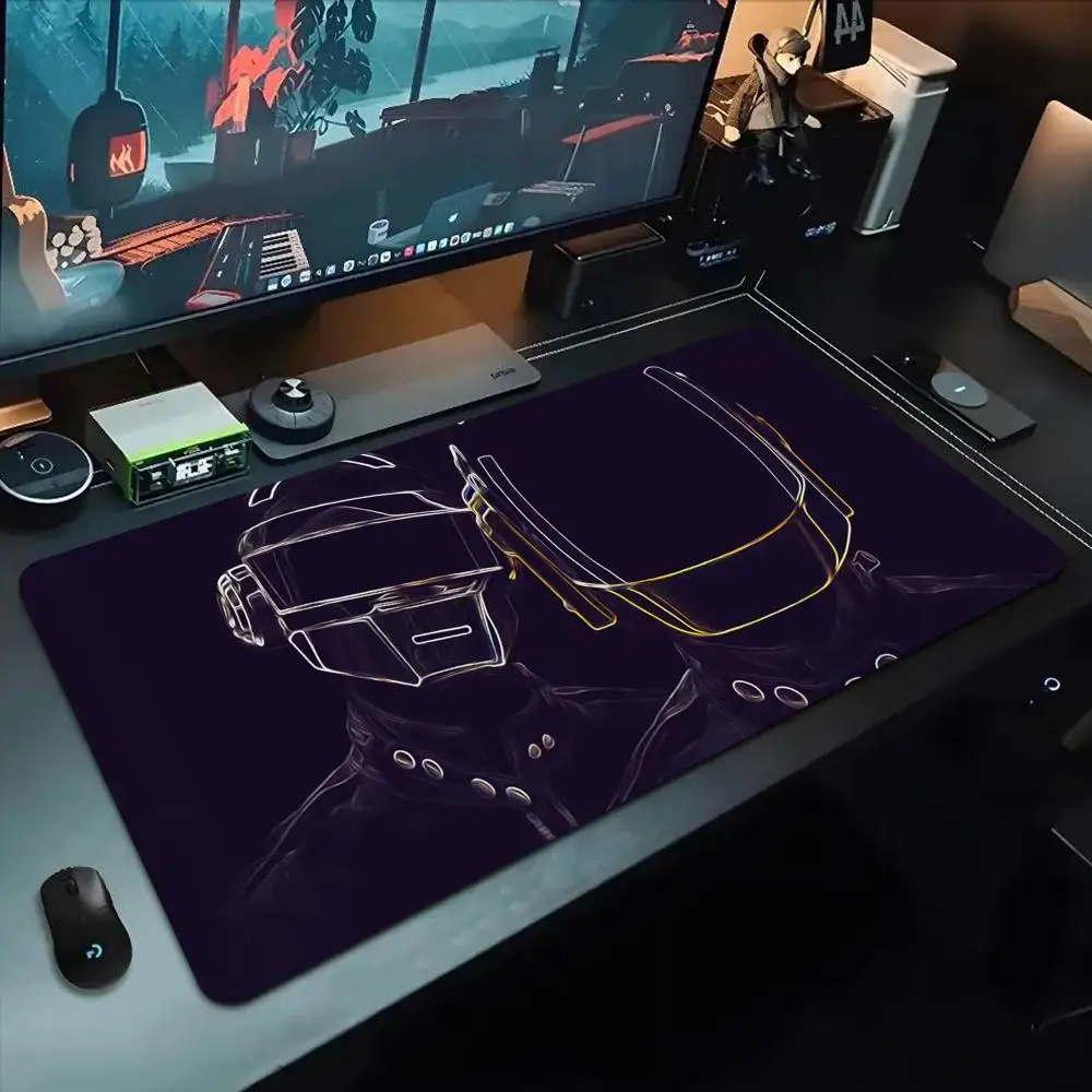 

daft punk wallpaper Mouse Pad 500X1000 mm Large Gaming Mousepad Gamer XL Rubber Otaku Keyboard Pad Laptop Desk Mat