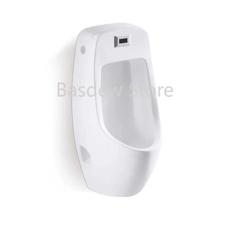 Men's bathroom, ceramic urinal, sanitary ware, wall-mounted automatic urinal, flush sensor