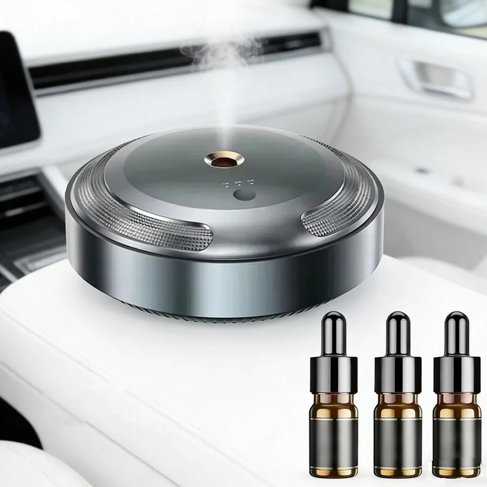 Car Diffuser Portable Automatic Spray Car Fragrance Diffuser USB Rechargeable Smart Aromatherapy Diffuser Air Fresheners Spray