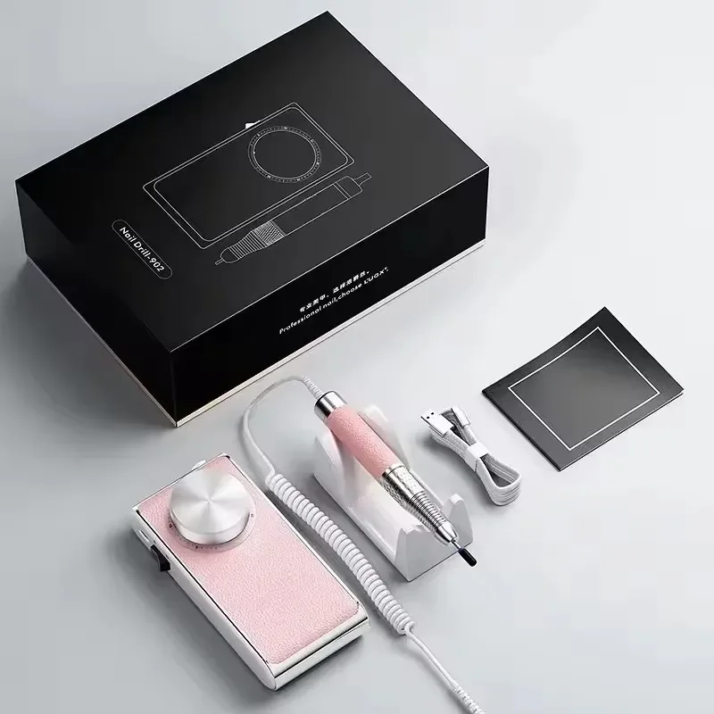 Trapano elettrico portatile per trapano per unghie portatile con trapano a batteria ricaricabile USB professionale per la vendita all'ingrosso