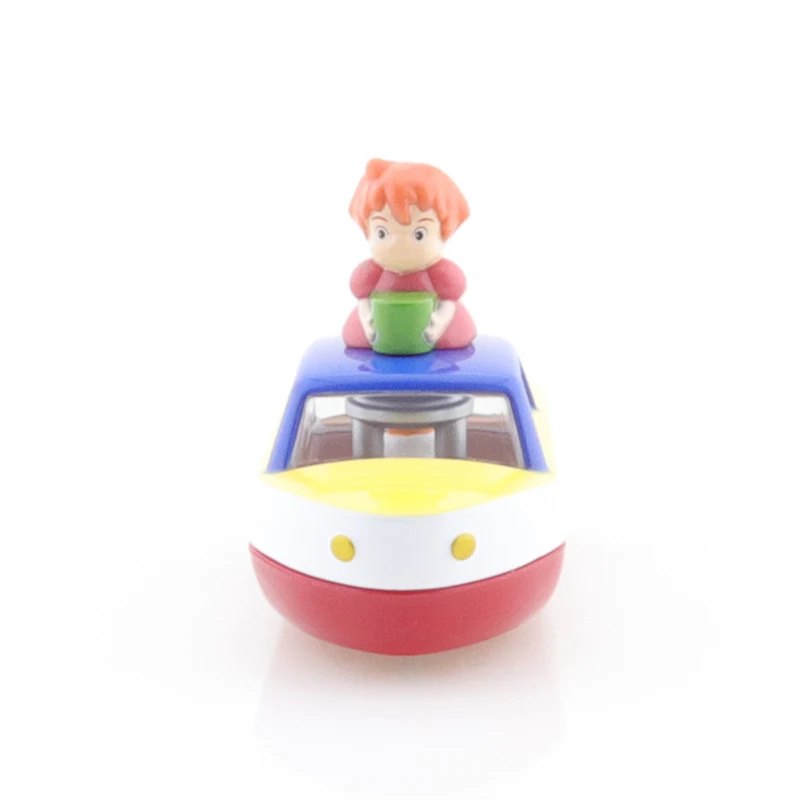 TAKARA TOMY Tomica Diecast Dream Tomica Ghibli 05 Ponyo on The Cliff By The Sea Sousuke`s Ponpon Ship Car Model Boy Toy Model