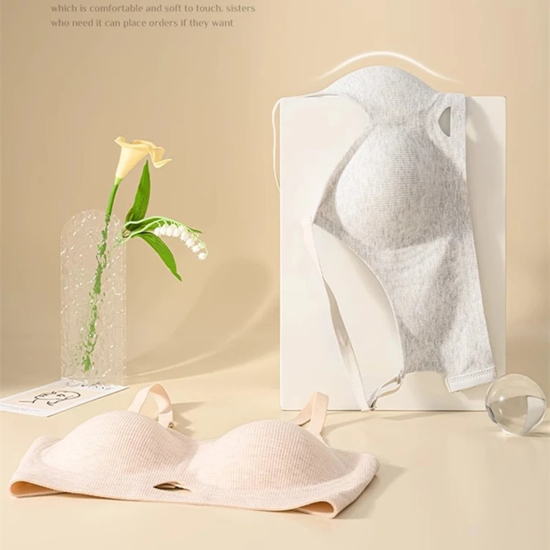 Women's Seamless Push-Up Bra Anti-Sagging Comfortable Small Chest Underwear Breathable No-Rim Supportive Lingerie