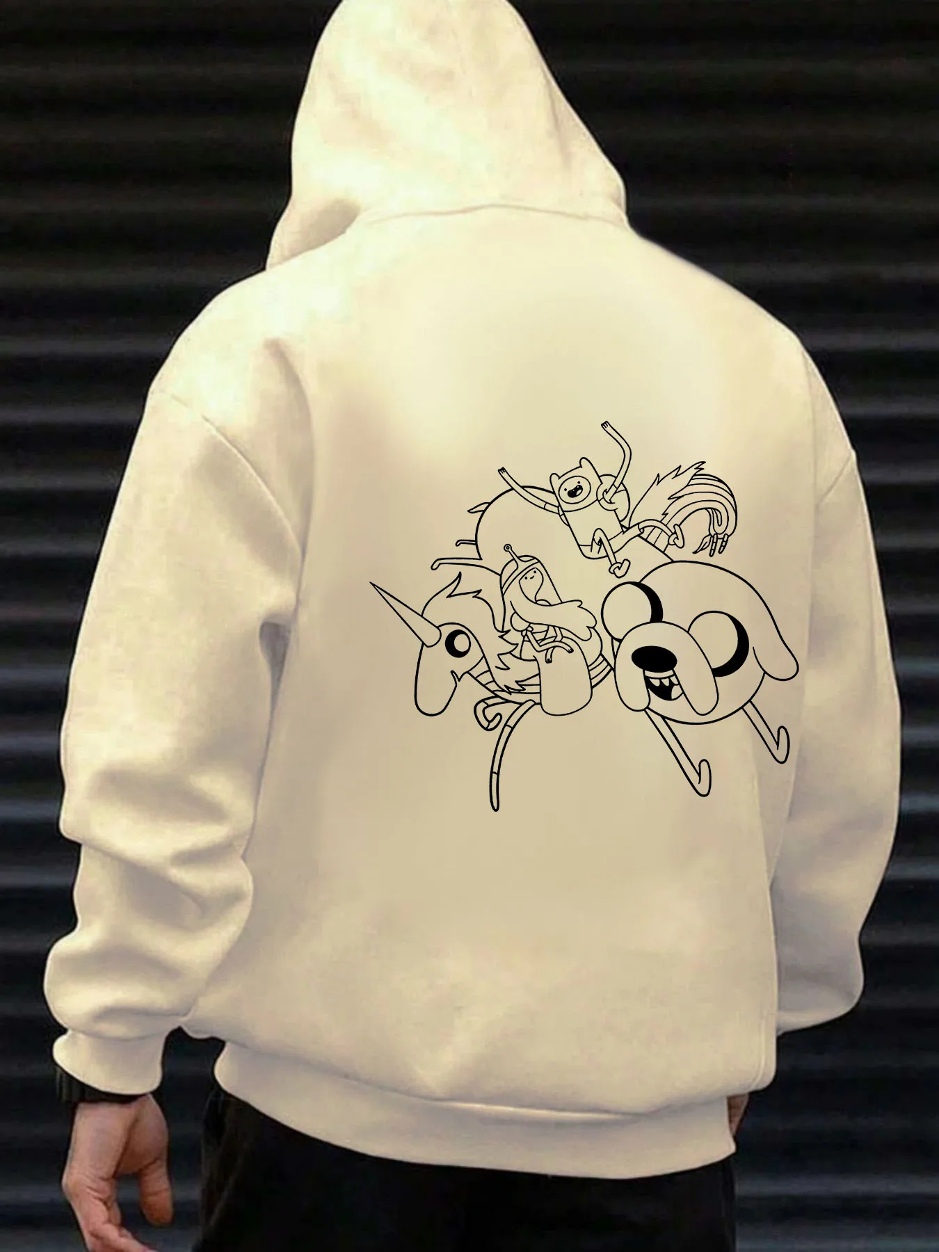 سويت شيرت كاجوال بغطاء للرأس للرجال لربيع وخريف - بلوفر ناعم ودافئ مع غطاء رأس قابل للتعديل، مناسب مريح للتنقل اليومي وعطلة نهاية الأسبوع #1