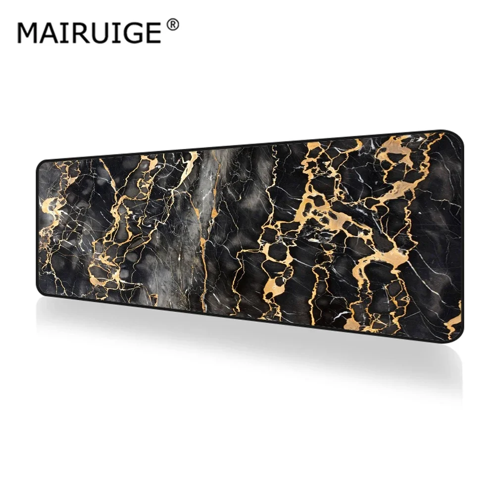 

Large Mousepad XXL Marble Black Pop Desk Mat Shiny Rose Gold White DIY Custom Keyboard Pad Gaming Mousepad 900x400mm/800x300mm