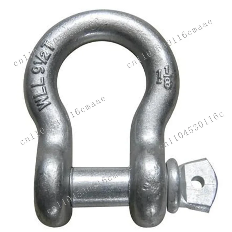 Suitable for American shackle U-shaped bow D-shaped lifting ring Alloy steel Stainless steel horseshoe