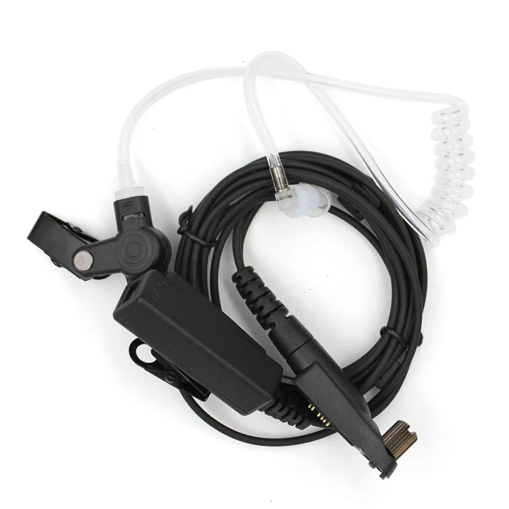 Anysecu Air Tube Earpiece VOX PTT Mic Acoustic Headset for4G Network Radio A970S A420 F22 F25 W5 Kirisun DP660 DP665 TP620 TP660