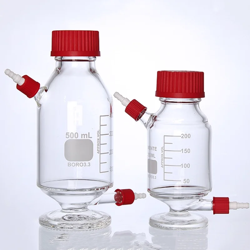 

MFC microbial reagent feeding bottle V-type sampling bottle multi-channel electrolytic cell bottle borosilicate glass