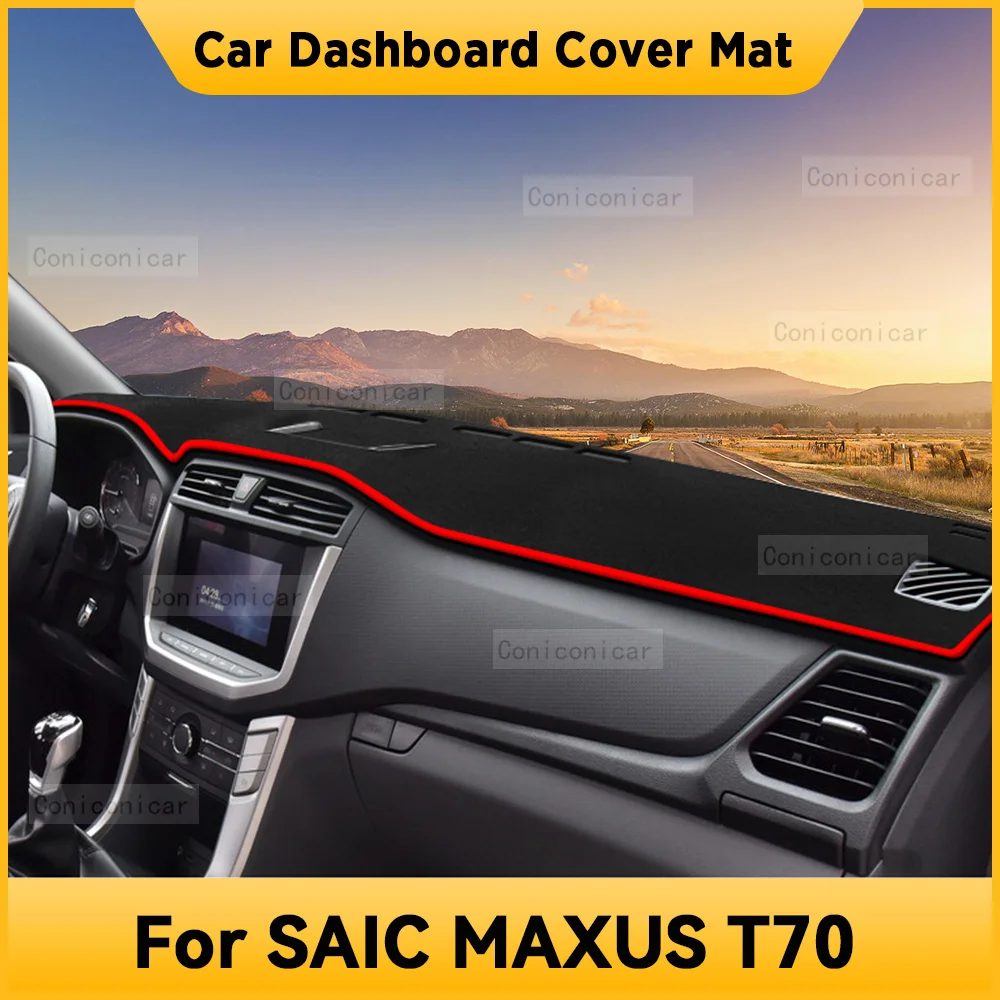 

For SAIC MAXUS T70 Car Dashboard Cover Mat Non-slip Sun Shade Cushion Protective Anti-UV DashMat Pad Interior Accessories