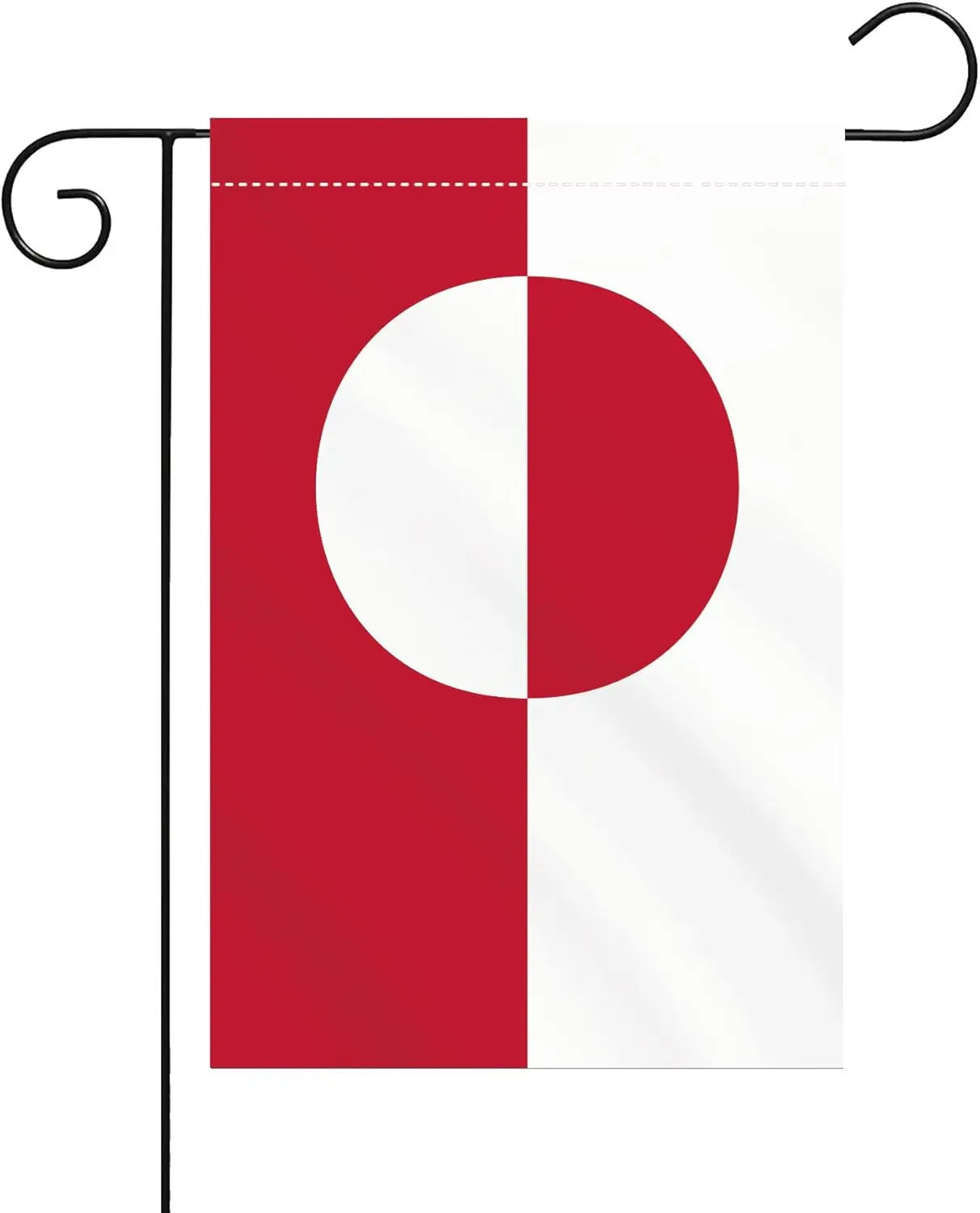 Greenland Flag 12x18 Inch Greenland Garden Flag Double Sided Outdoor Yard Lawn Decor Home Decor Welcome Sign XKK AAL