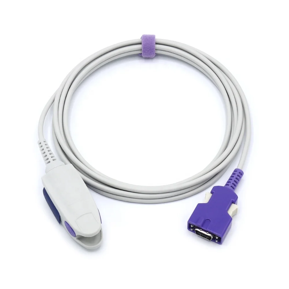 DOC-10 DS100A Compatible One-piece Adult Finger Clip Spo2 Sensor
