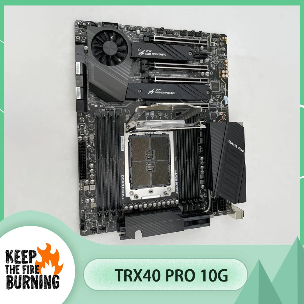 

Socket sTRX4 DDR4 256GB PCI-E4.0 SATA3 USB3.2 ATX Des-ktop Motherboard TRX40 PRO 10G