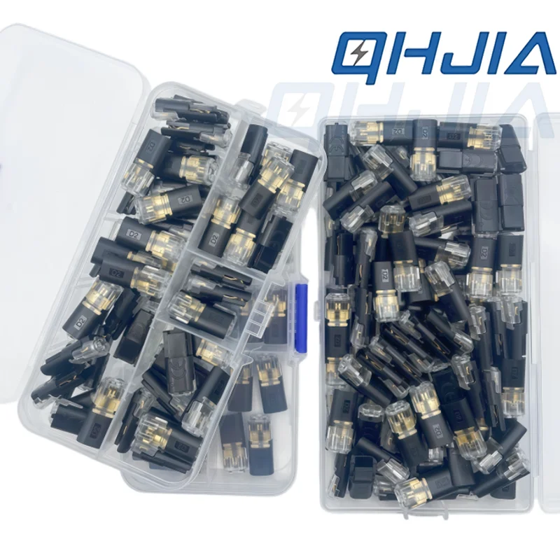 D2BOX 2-Pin Plug Docking Electrical Connector Quick Connect Fast & Easy Install LED Wire Cable for Home Industrial Automotive