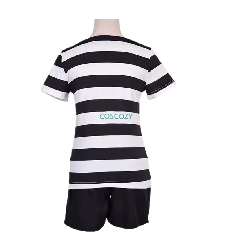 2025 New Angels of Death Rachel Gardner Cosplay Costume Halloween Cos Man Woman Full Set Coat T-shirt Shorts Neckbelt Ba