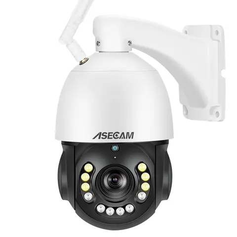 ASECAM 4K 8MP Câmera Seguranca Wifi PTZ Zoom óptico 30X externa IA rastreamento Veículos Humanos áudio Onvif Camera de Vigilância no Brasil