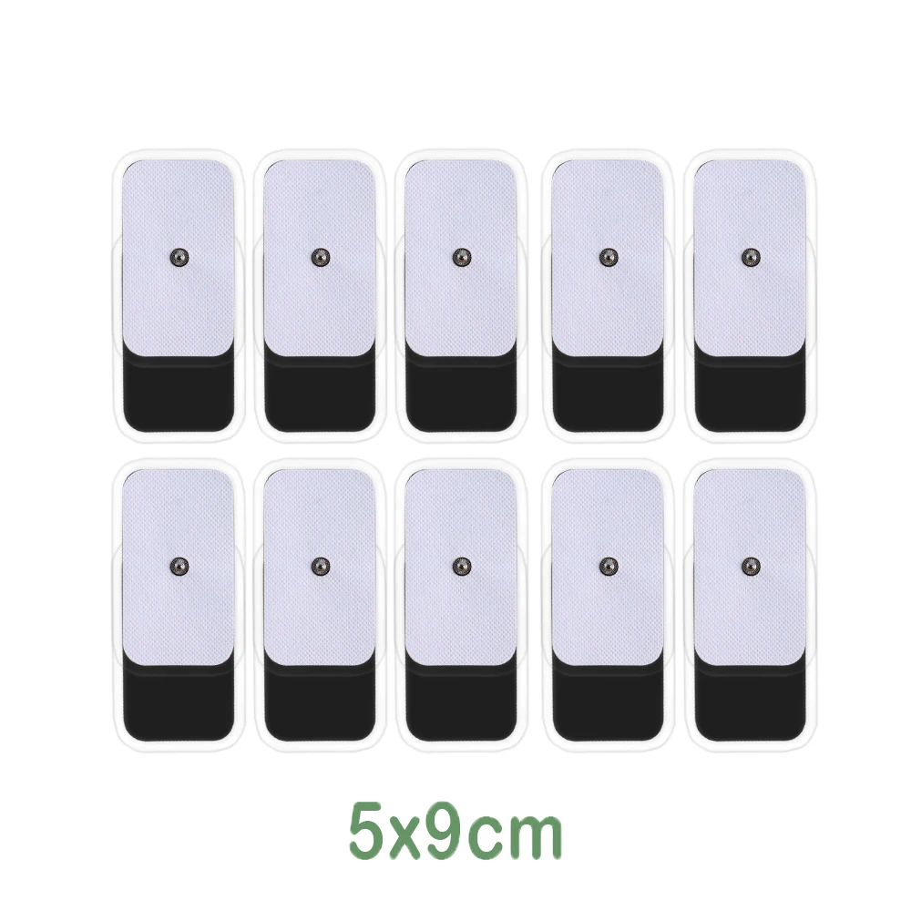 10/20Pcs Self-Adhesive Reusable Replacement Electrode Gel Patches for TENS EMS Pulse Muscle Stimulator Body Massage Accessories