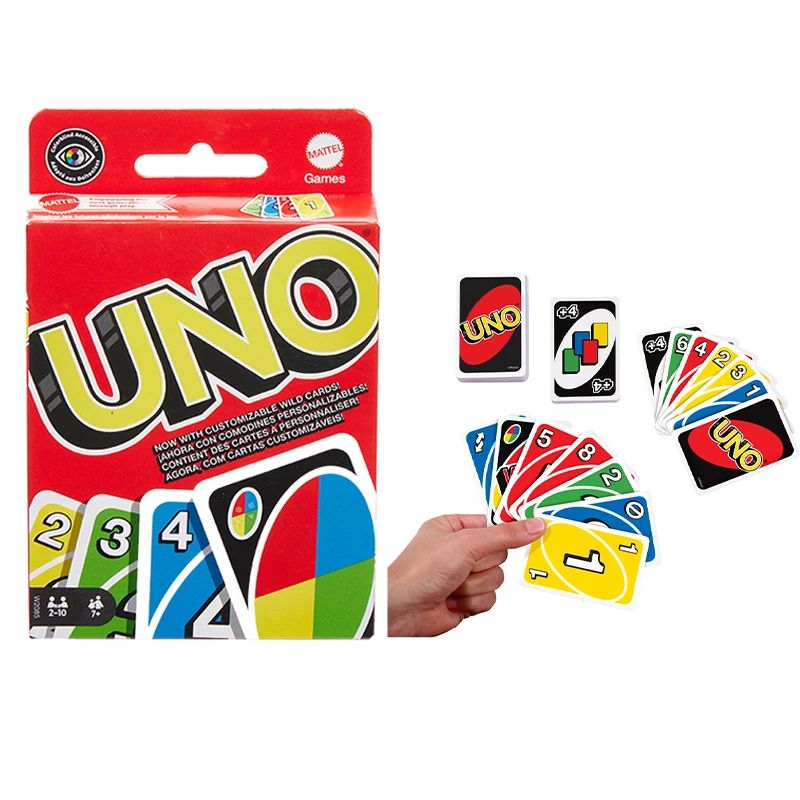 Authentic Mattel UNO Card Game—Classic UNO Multiplayer Casual Party Tabletop Card Game