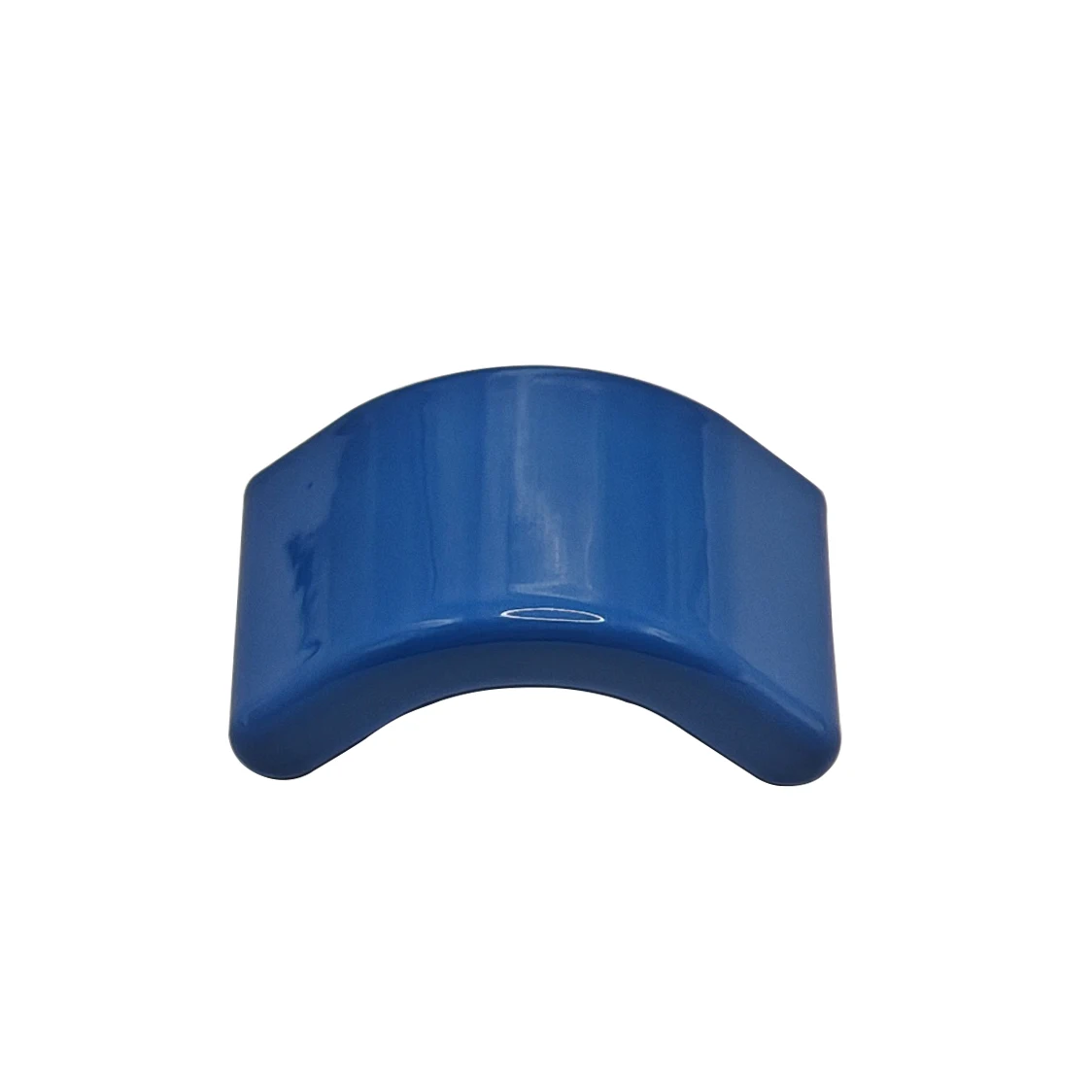 Manufacturing POM hard plastic material products Curved blue accessories for devices Injection molding technology customization