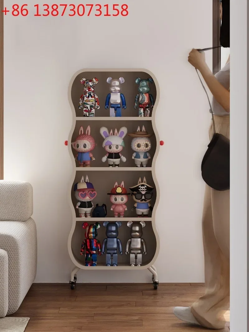 Floor-to-ceiling mobile multi-storey storage hall display bedroom home dining room storage shelves