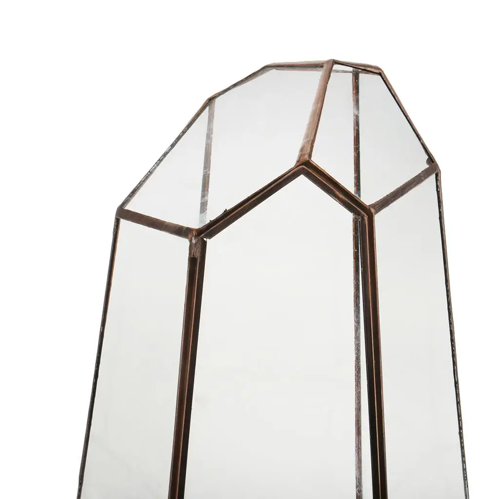 Glass Geometric Terrarium Box Tabletop Display Flower Pot Container Window Balcony Air Plant Planter DIY Display Box