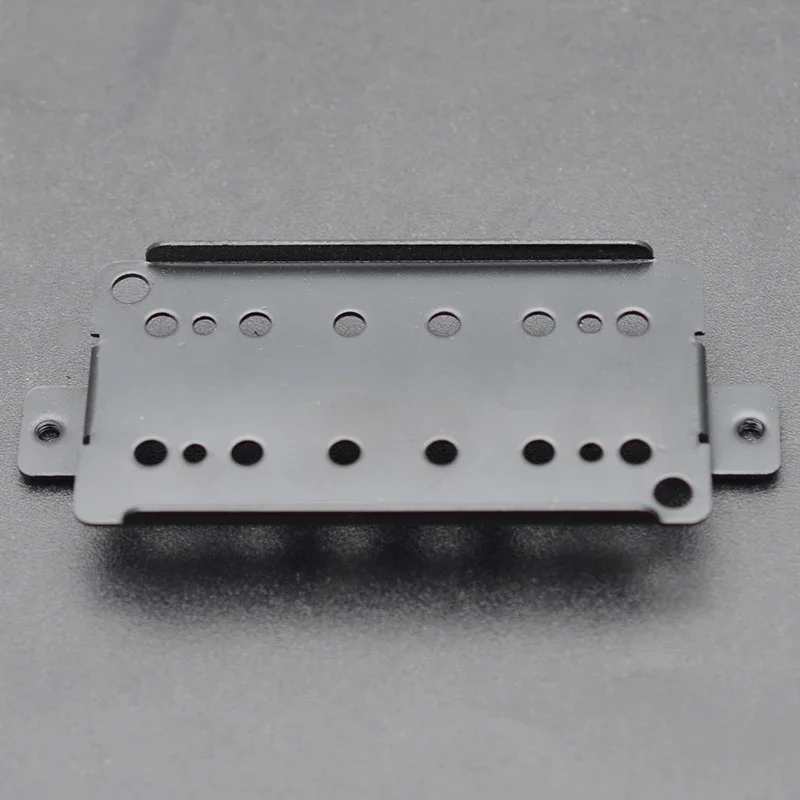 2 stücke Durable Messing-Schwarz Überzog Humbucker Gitarre Pickup Basis Platte Hals Brücke Pickup Grundplatte für Gitarre Teile