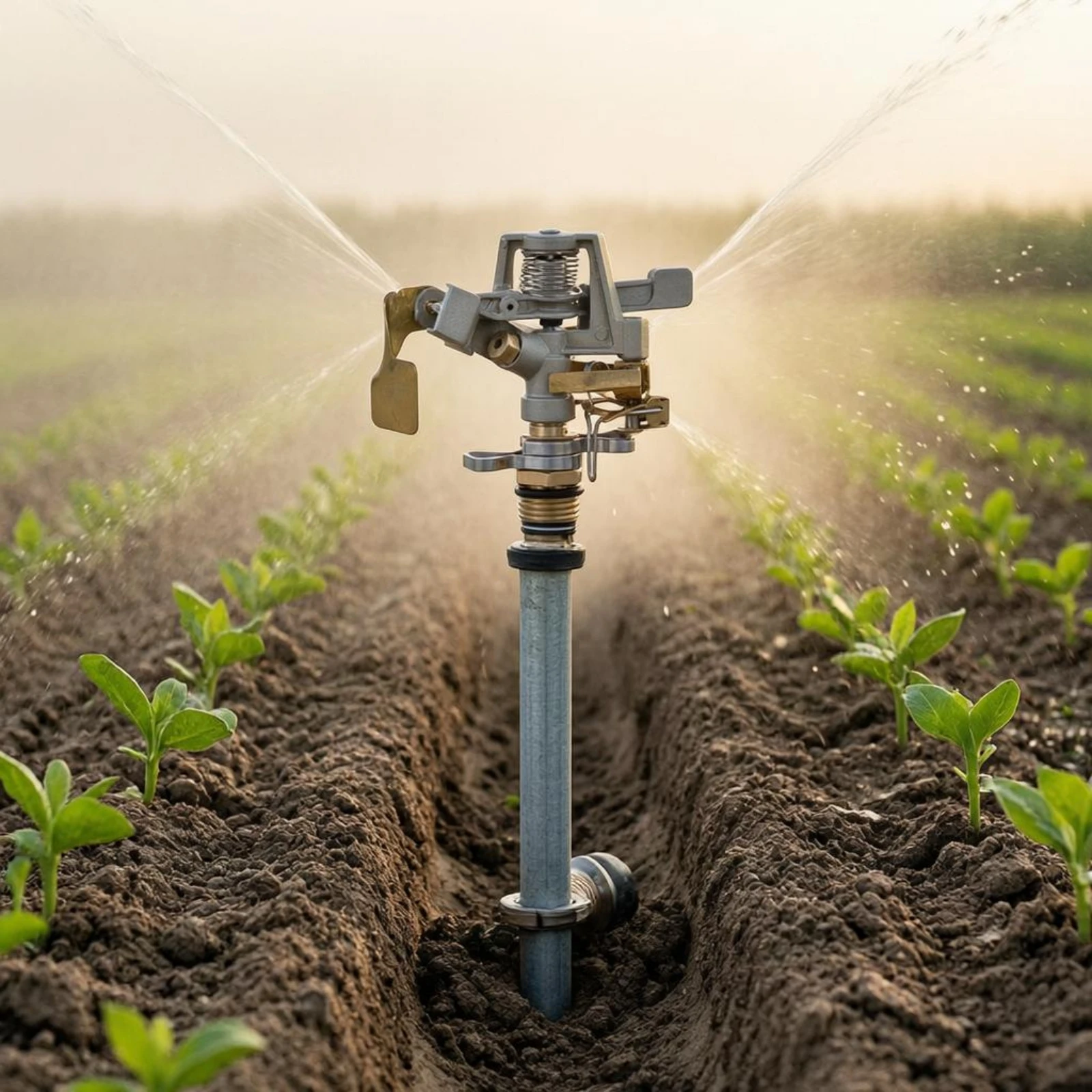 Rocker-Arm Sprinkler Head Coiled-Loaded Threaded Sprinkler Head Outdoor Watering Heavy Duty Easy to Install for Lawn
