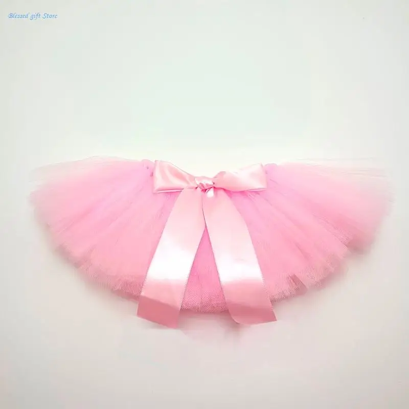 2Pcs Newborn Photography Props Outfit Baby Tulle Skirts Headband Pettiskirt