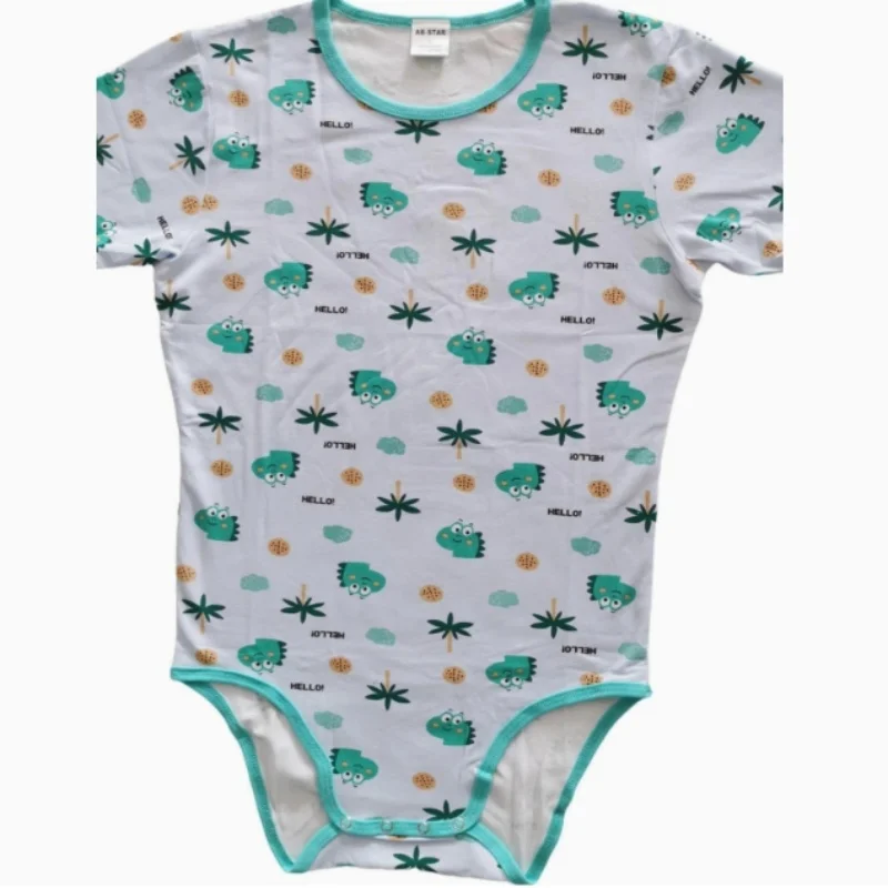 Cute Cartoon Printing Onesie Pajamas Adult Baby Jumpsuit Snap Button ABDL Onesie Couple Adult Onesie Soft Comfortable