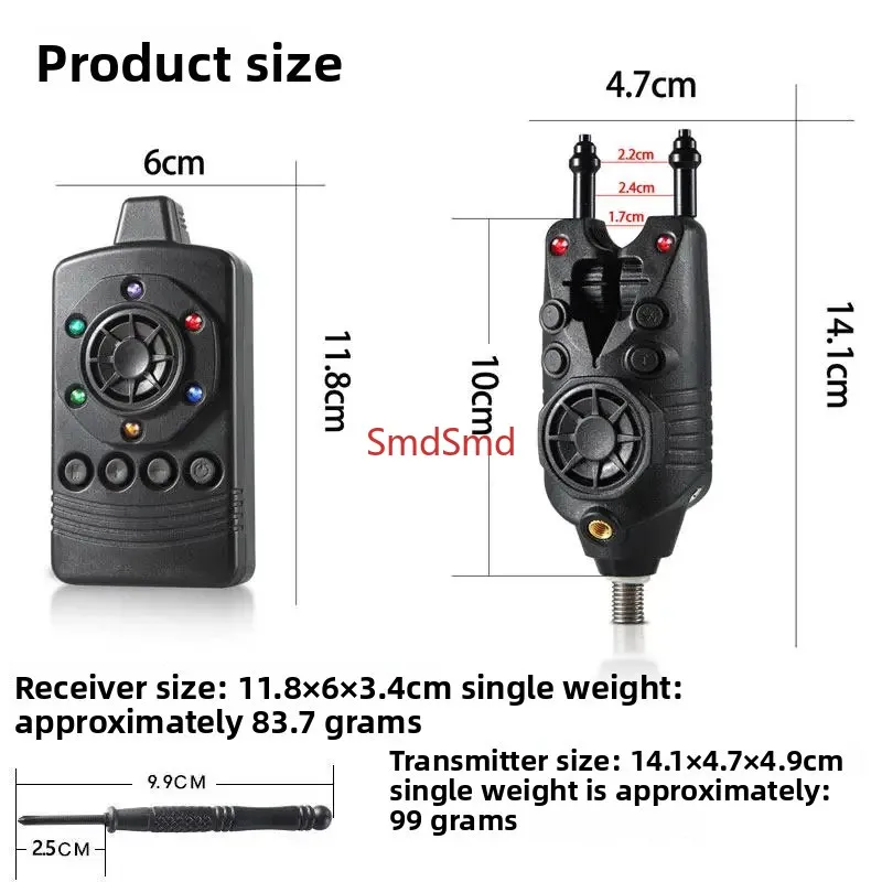 Wireless fishing electronic alarm JY-90 European carp fishing library fishing