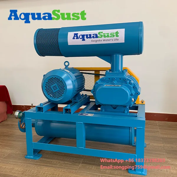 

AQUASUST High Output Roots Blower Machine for Industrial Aeration and Fish Pond Oxygenation