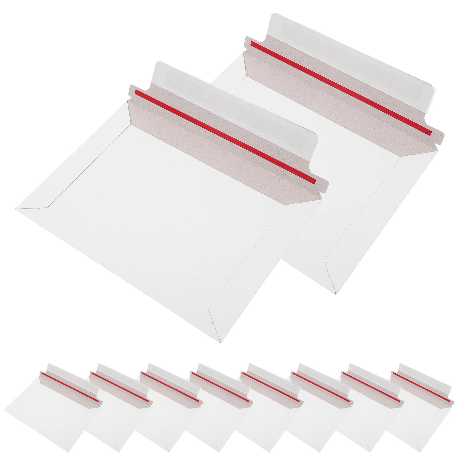 100pcs File Bags Self Seal Thickened Cardboard Mailing Document Storage Wedding Invitations Shipping Supplies Self-Sealing