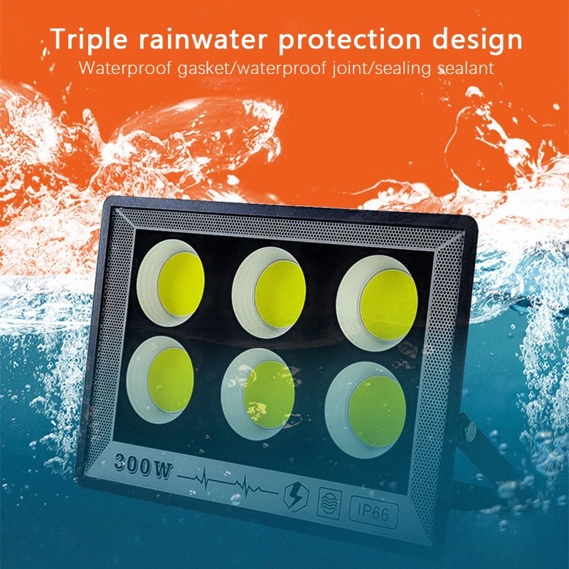 LED Floodlight 50W 100W 200W 300W 400W 500W 220V Spotlight IP65 Waterproof Lamp Led Outdoor Flood Light Garden Street Lamp