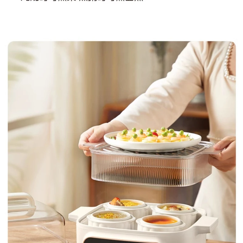 Electric Stewpot Stewing out of Water Ceramic Large Capacity Multi-Function Soup Bird's Nest Porridge Cooking Slow Cooker