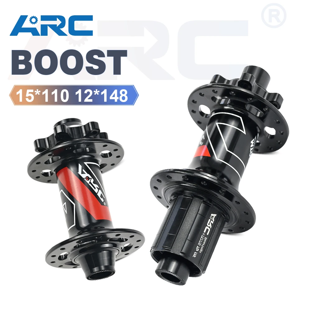 ARC Boost 15x110,12x148 Aluminum Bicycle Hub,32 Holes 114 Clicks 6 Sealed Bearing MTB Mountain Bike Disc Brake Hub HG MS XD