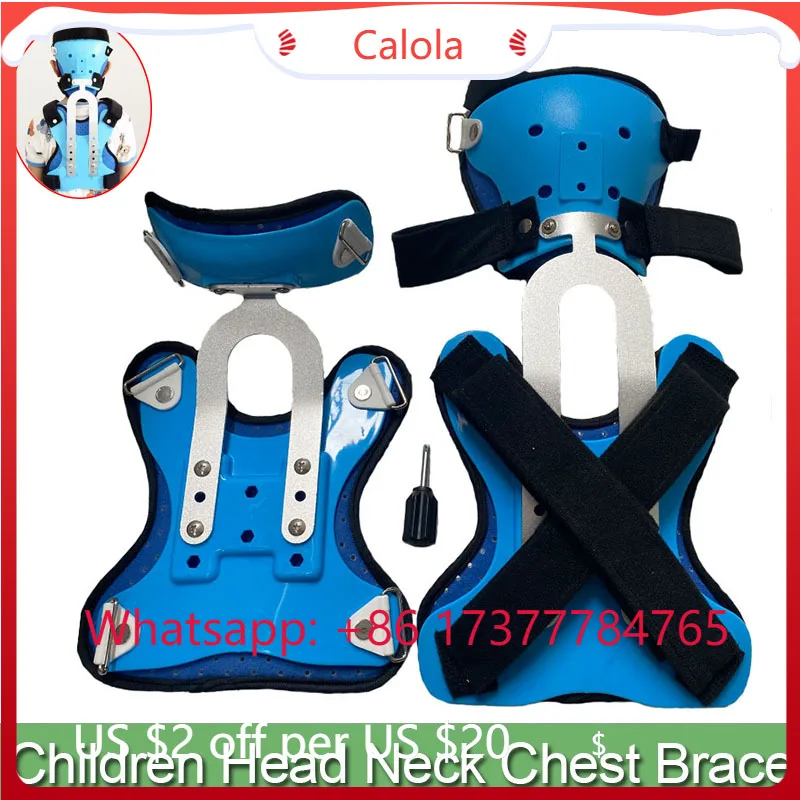 Pediatric Neck Chest Fixation Brace Posture Correction Neck Fracture Support Orthosis