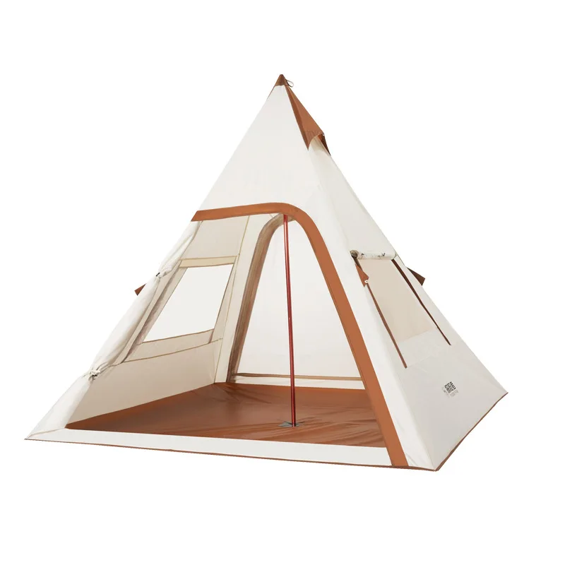 

Outdoor tent light luxury camp camping rainproof equipment single set up 3-4 people camping picnic