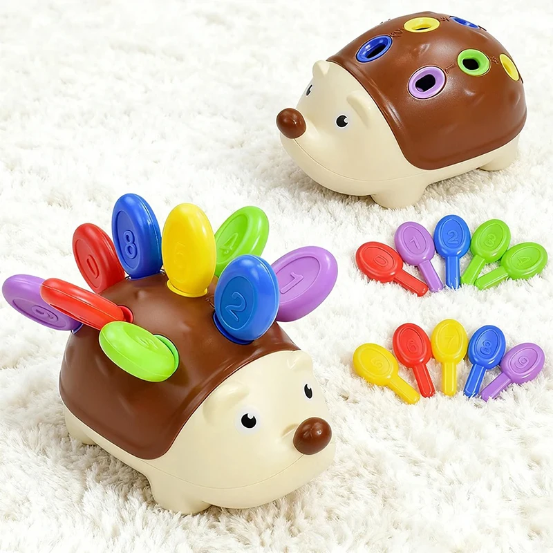 

Montessori Baby Hedgehog Toys0Concentration &Training Education Toys^ Fine Motor Sensory Educational Toy#for Kids Birthday Gifts