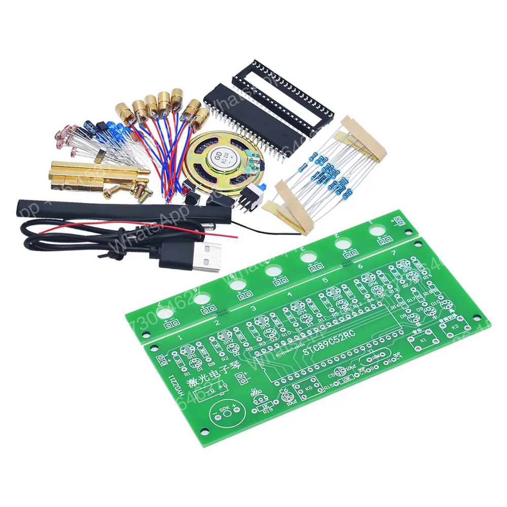 kit-de-10-cordes-pour-harpe-laser-c51-mcu-kit-de-clavier-diy-pieces-electroniques-7-cordes-technologie-electronique-boite-a-musique-piano