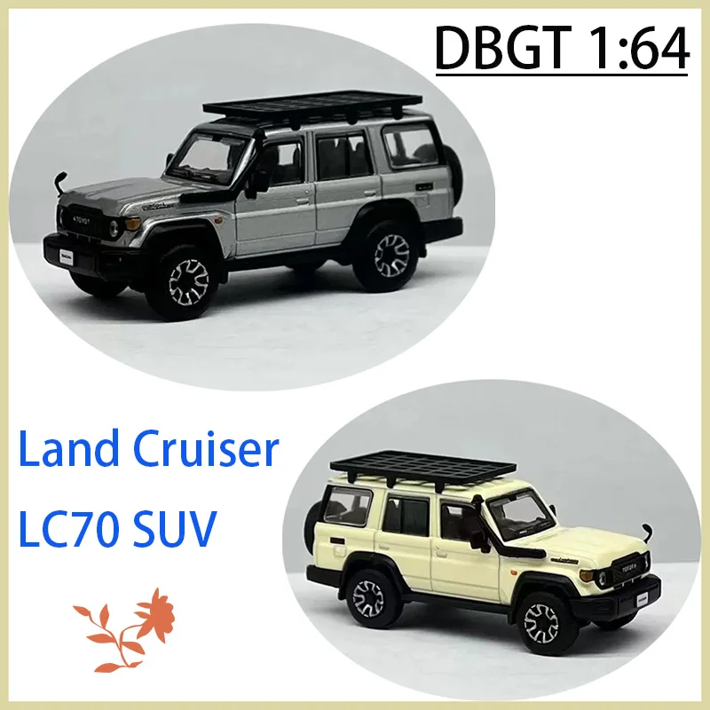 

DBGT 1:64 Коллекционная модель внедорожника Land Cruiser LC70 из сплава, игрушка для демонстрации, подарки, сувениры