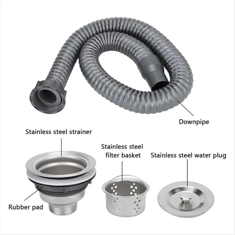 Drain Plug Stainless Steel Sink Plug, Hair Salon Shampoo Basin Drain Plug, Sink Plug with Hair Catcher for Shampoo Bed XT
